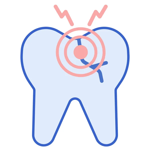 Dental Dentist Pain Icon Hospitals Healthcare Category — Stock Vector