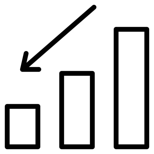 Ícone Painel Gráfico Barras Analytics Estilo Esboço —  Vetores de Stock