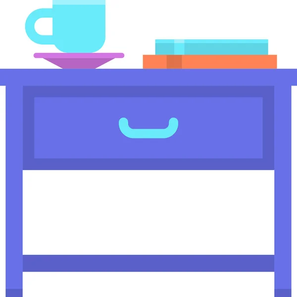 Office Table Family Home Icon Family Home 카테고리 — 스톡 벡터