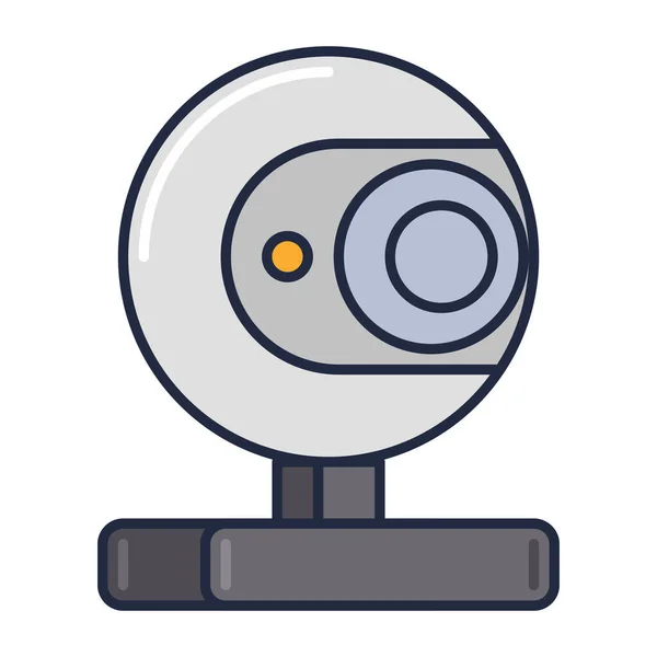 Camera Computer Video Icon — Stock Vector