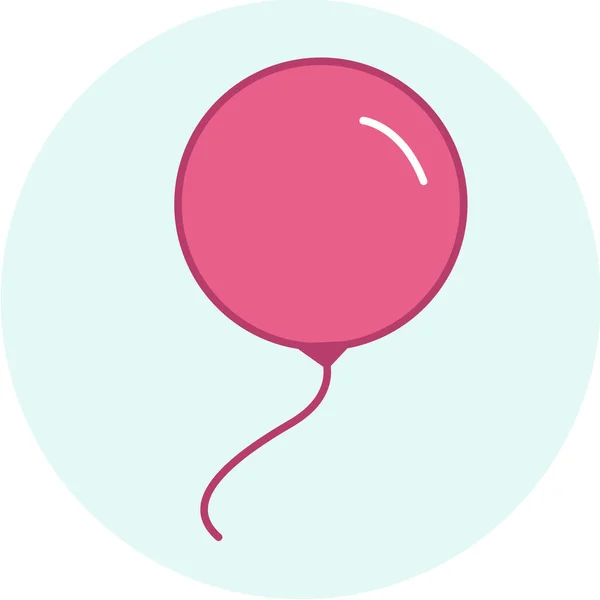 Balloon Web Icon Simple Illustration — Stock Vector