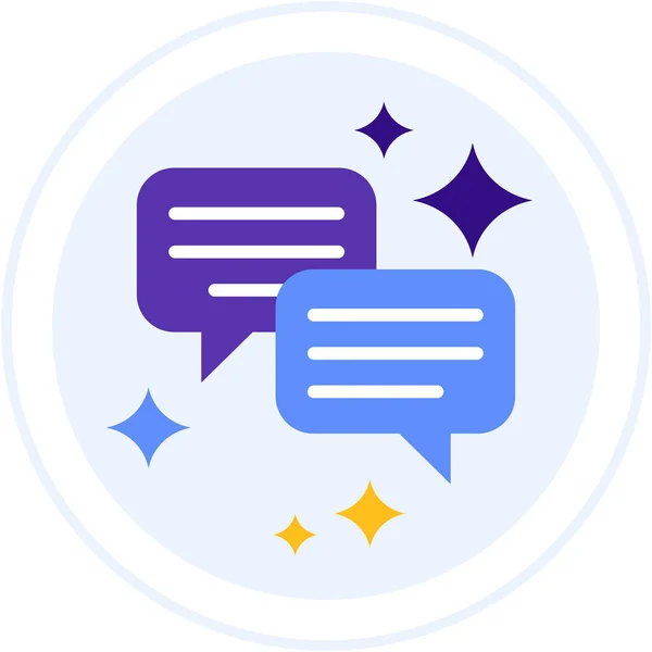 Chat Comments Communication Icon Business Management Category — Stock Vector