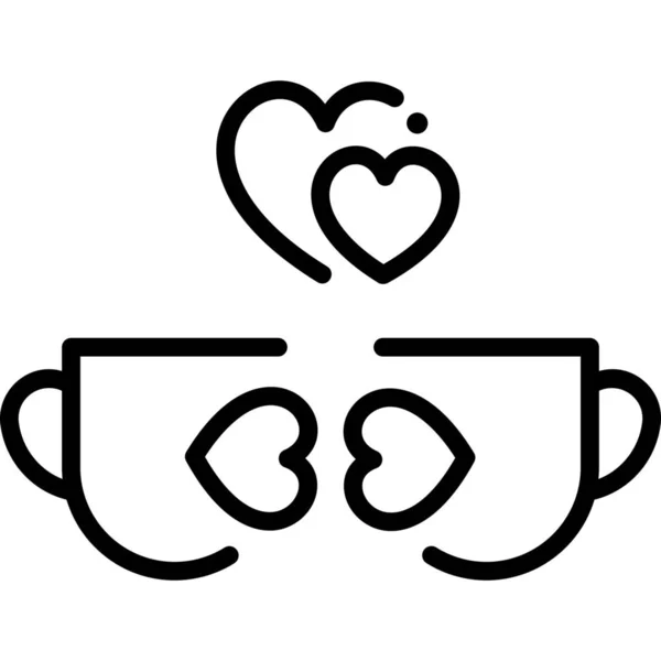 Kaffeepausen Kaffeetasse Symbol — Stockvektor