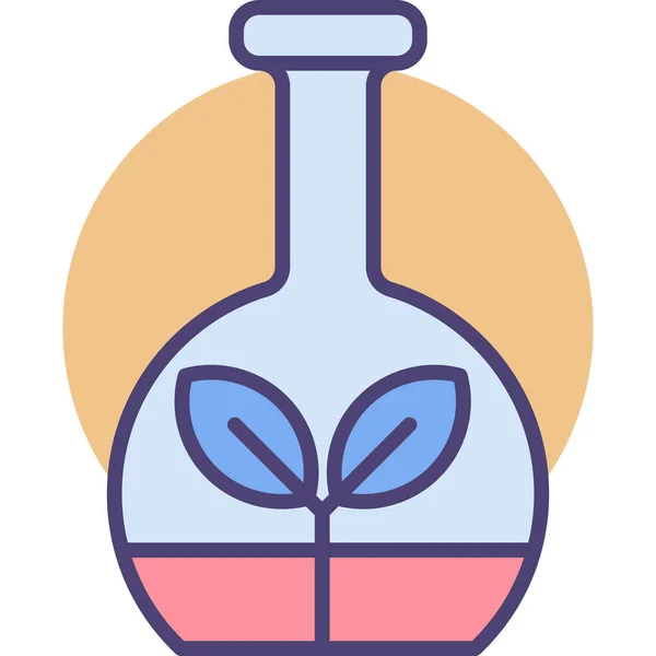 Ecological Ecological Research Research Icon Filled Outline Style — Διανυσματικό Αρχείο