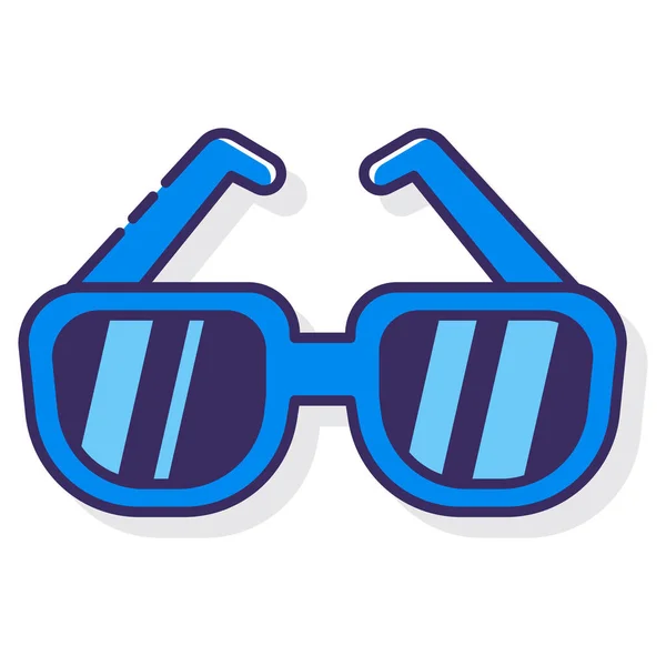 メガネメガネの眼鏡アイコン — ストックベクタ