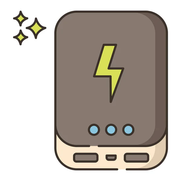 Power Bank Energy Icon — Stok Vektör