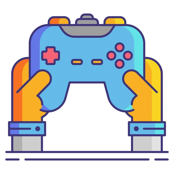 Icône Manette Jeu Contrôleur — Image vectorielle