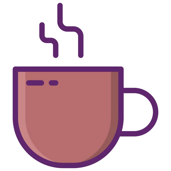 Addiction Coffee Cup Icon — Stok Vektör