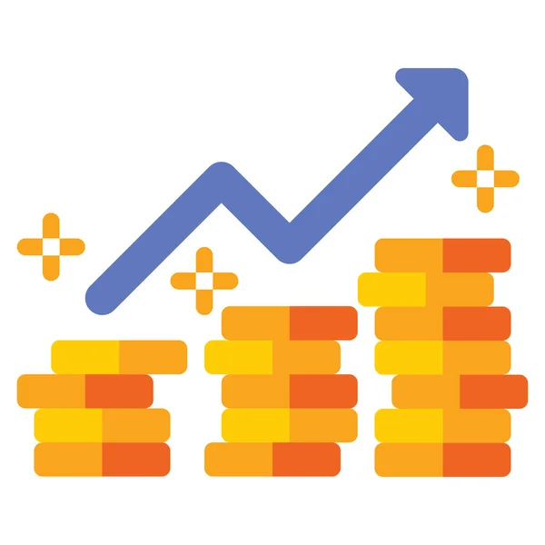 Cuenta Bancaria Icono Actual Categoría Financiación Bancaria — Vector de stock