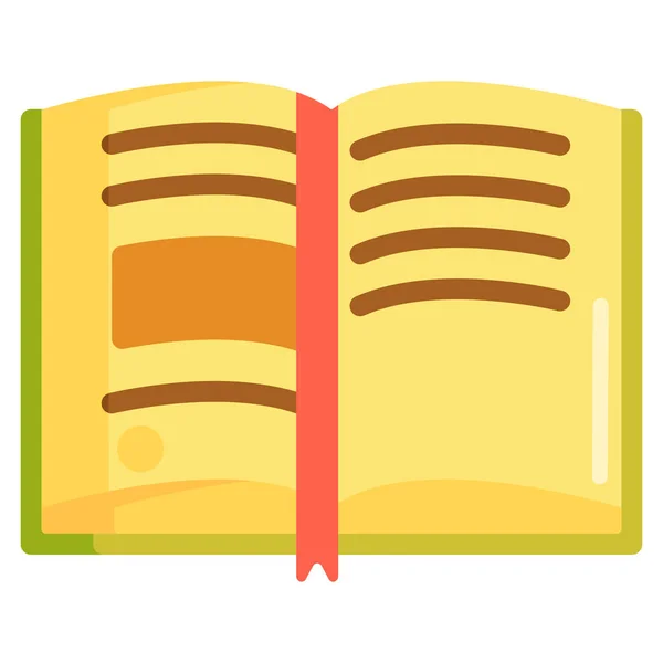 Book Open Book Read Icon Infrastructure Category — Stok Vektör