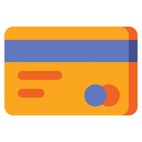 Kreditkarten Debit Symbol Der Kategorie Banken Finanzen — Stockvektor