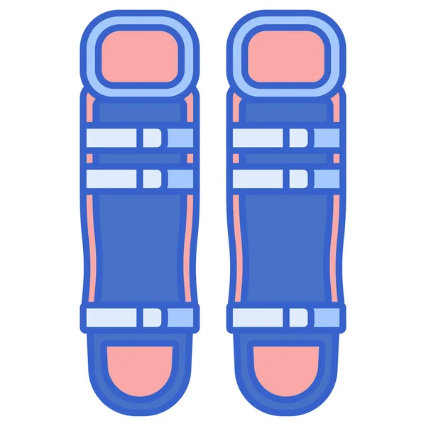 Guard Leg Safety Icon — Stock Vector