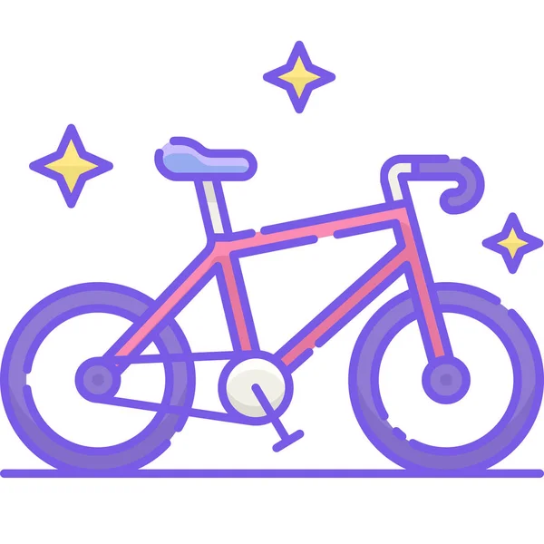 单车骑单车图标 — 图库矢量图片