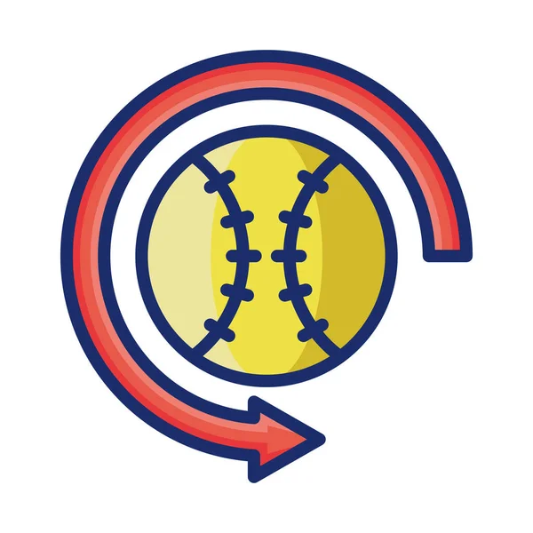 Іконка Бейсболу — стоковий вектор