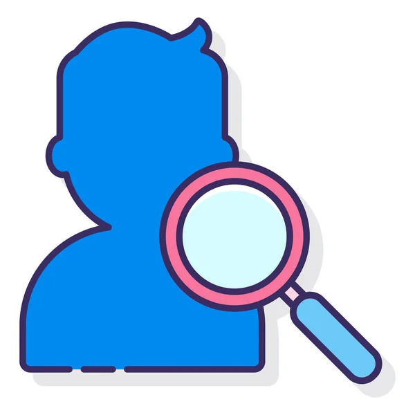 Call Identity Skiptrace Icon — стоковый вектор