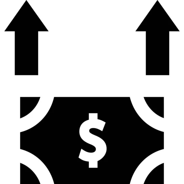 Portfölj Budget Affärer Ikon — Stock vektor
