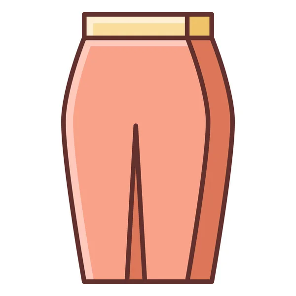 Vestiti Esercizio Pantaloni Icona — Vettoriale Stock