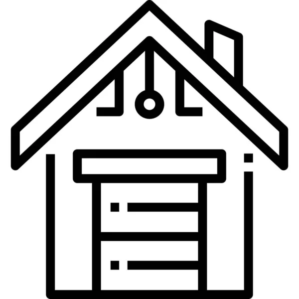 Garage Internet Things Network Icon Family Home 카테고리 — 스톡 벡터