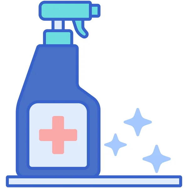 Cleaning Floor Sanitizer Icon — Stock Vector