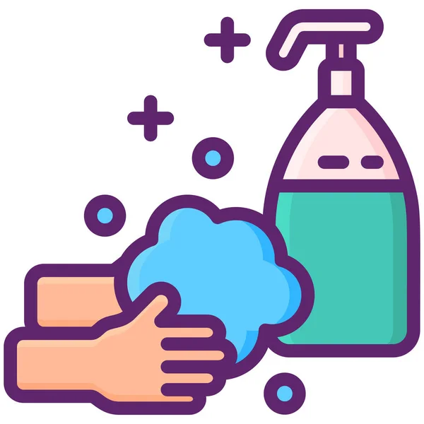 Gute Gewohnheiten Hygiene Symbol — Stockvektor