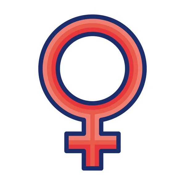 Икона Женщины Знак — стоковый вектор