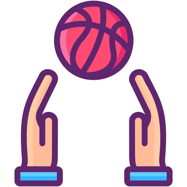 Basketball Ikone — Stockvektor