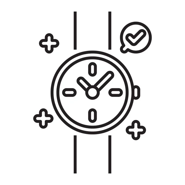 管理時間時計のアイコン — ストックベクタ