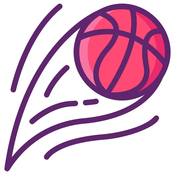 Air Ball Basketball Icon — Stock Vector