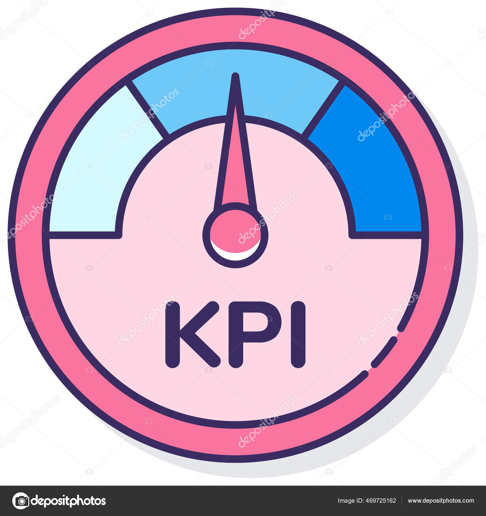 Ícone Medida Publicidade Kpi Categoria Infrastructure imagem