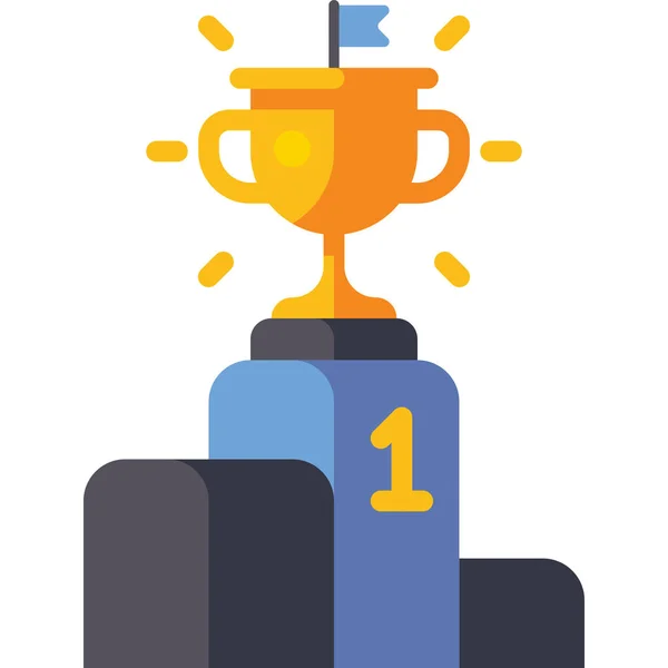 Award First Place Icon — Stock Vector