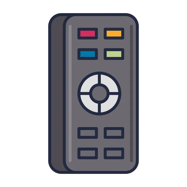 Icono Remoto Del Reproductor Control — Vector de stock