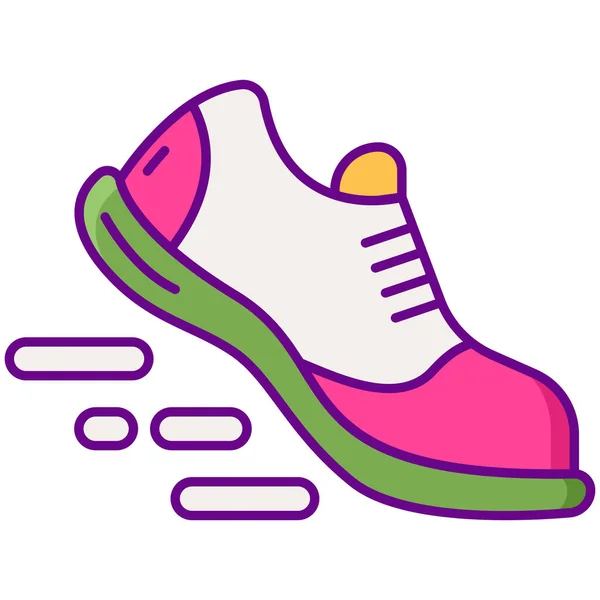 Fitness Gamification Laufikone — Stockvektor