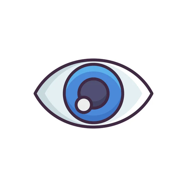 Ikona Wzroku Świadka — Wektor stockowy