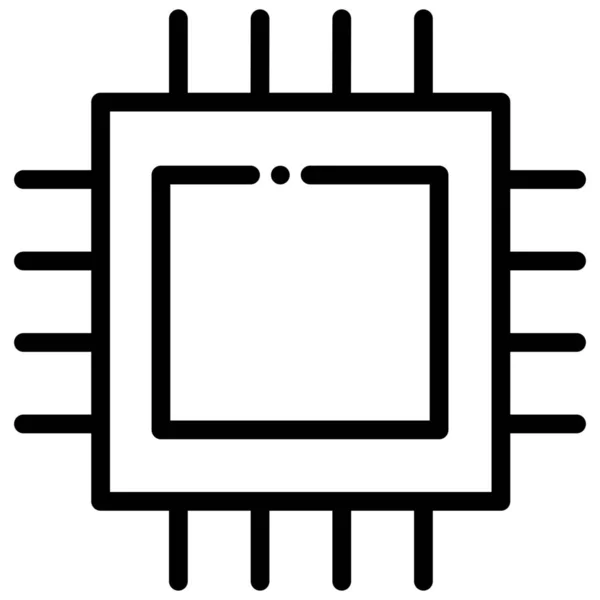 Biztonsági Érzékelő Szimuláció Ikon Játék Játék Kategóriában — Stock Vector