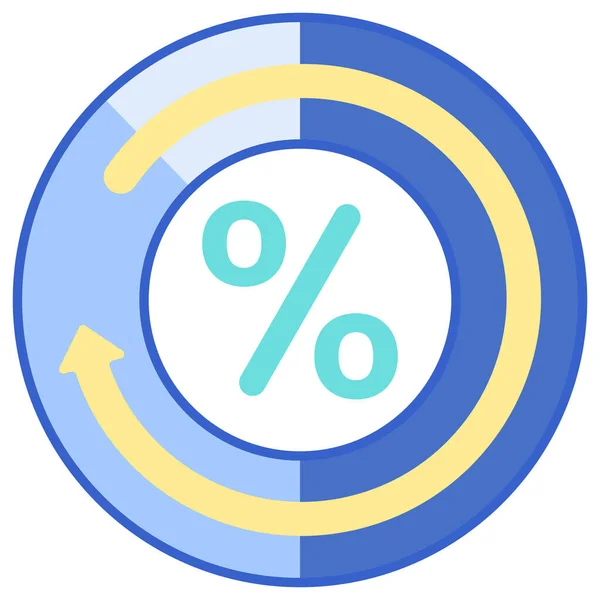 Analytics Ícone Infográfico Info — Vetor de Stock