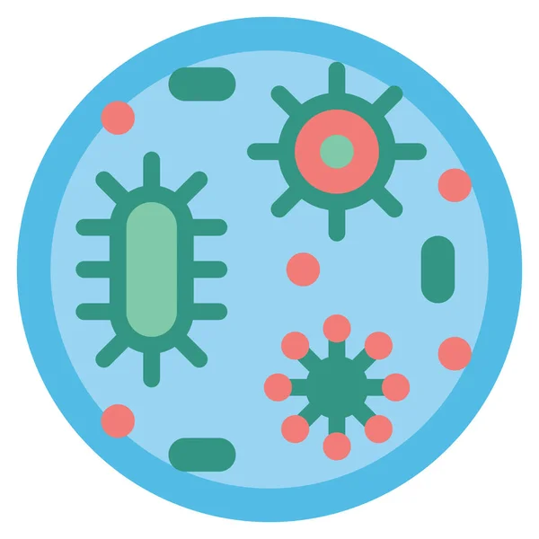 Bacteria Disease Virus Icon — Stock Vector