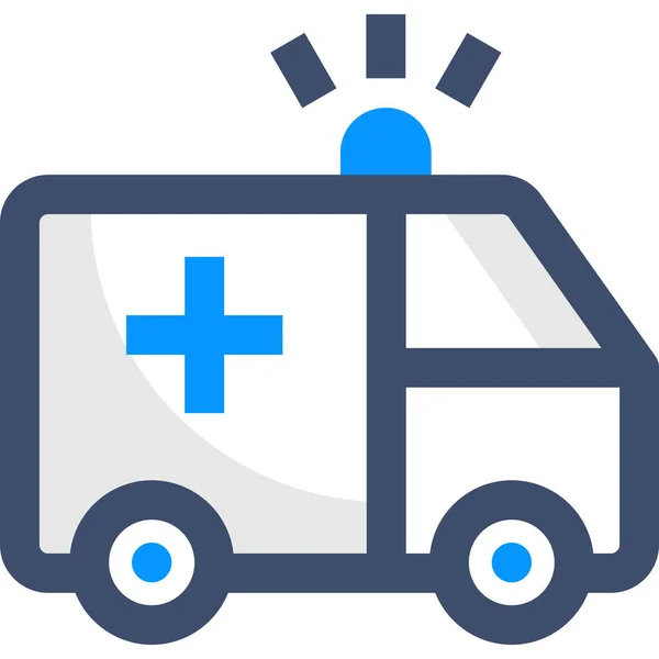 Ambulance Help Siren Help Icon — Stock Vector