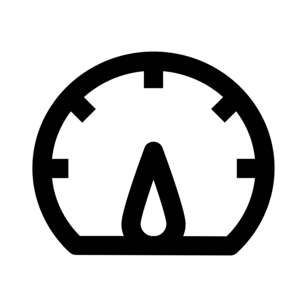 Dashboard Metriken Performance Symbol Outline Stil — Stockvektor