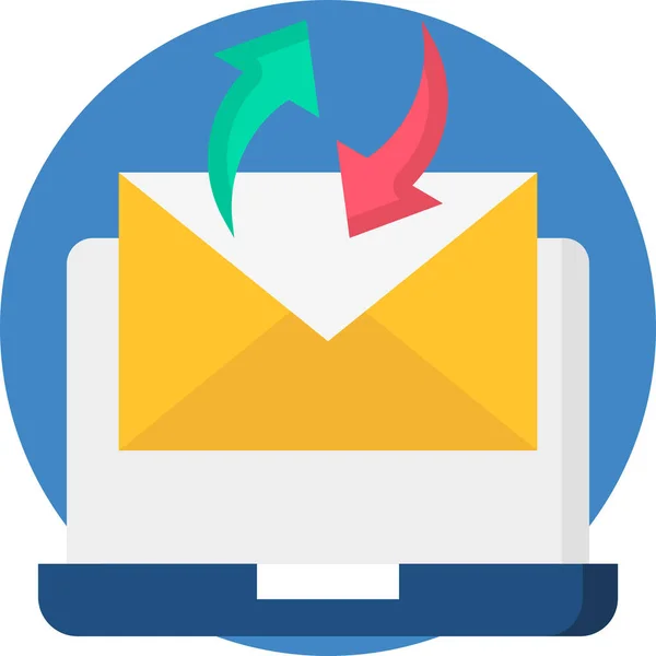 Email Sync Icon Στην Κατηγορία Marketing Seo — Διανυσματικό Αρχείο