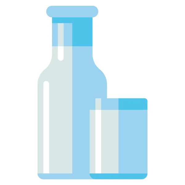 玻璃瓶Kefir图标 — 图库矢量图片