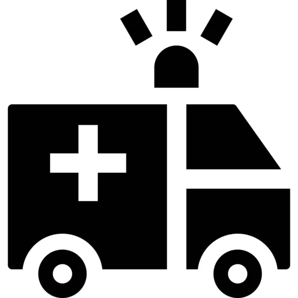 Ambulans Hjälp Siren Hjälp Ikon — Stock vektor