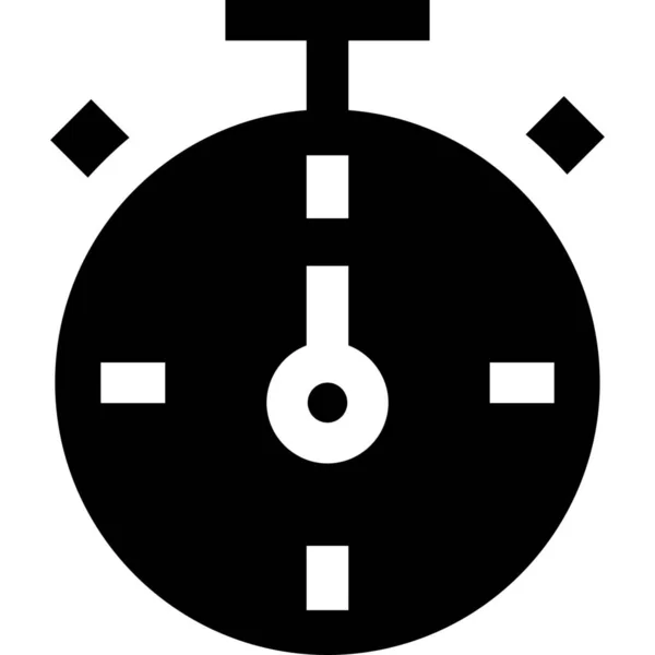 Uhr Stoppuhr Symbol — Stockvektor