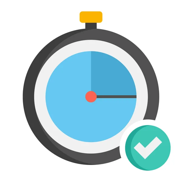 Ícone Tempo Cronômetro Inteligente —  Vetores de Stock