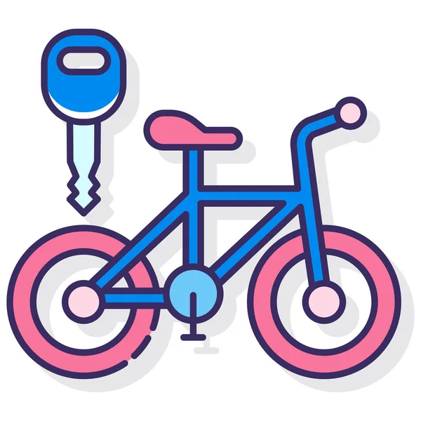 自行车成本图标 — 图库矢量图片