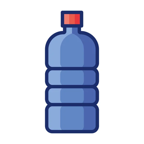 Mineralwasserflaschen Symbol Stil Gefüllter Umrisse — Stockvektor
