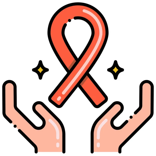 World Aids Day Icon — Stock Vector