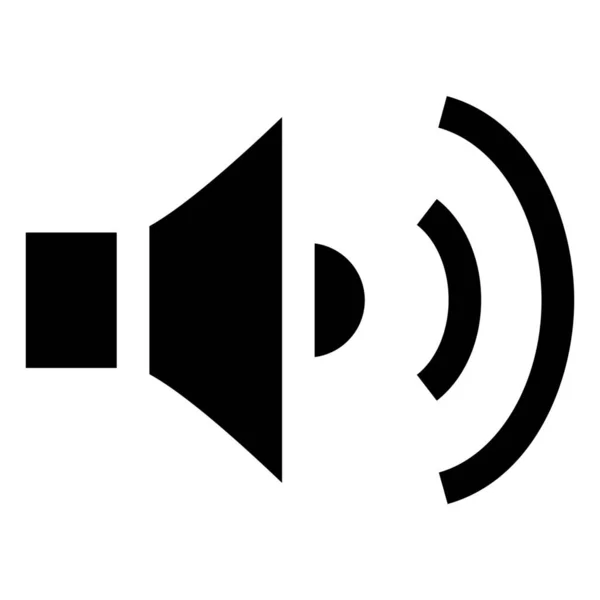 Icono Volumen Del Altavoz Audio Categoría Mixta — Vector de stock