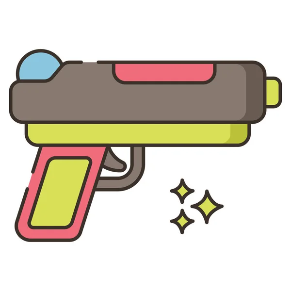 Gun Military Pistol Icon Military War Category — Stock Vector