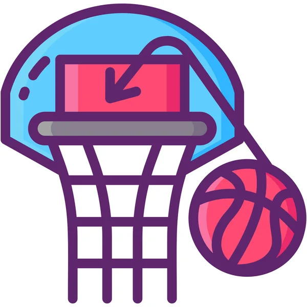 Basketball Ikone — Stockvektor