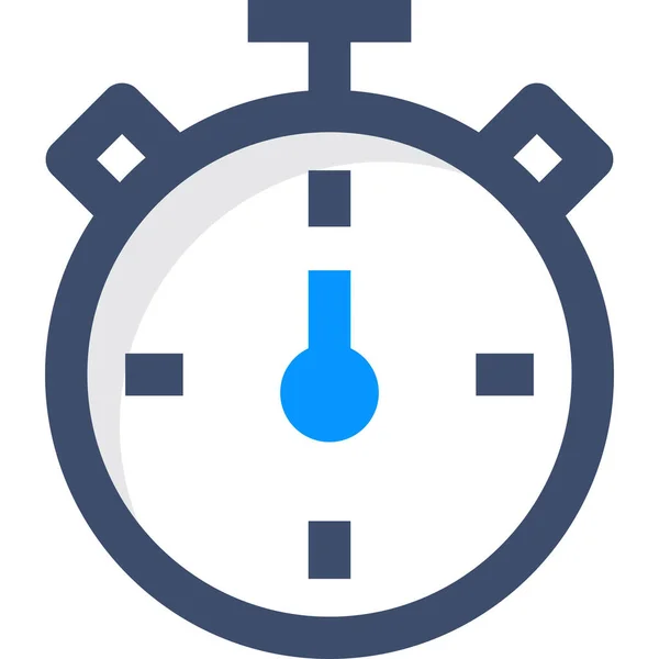 Clock Stop Watch Stopwatch Icon Education School Learning Category — Stock Vector